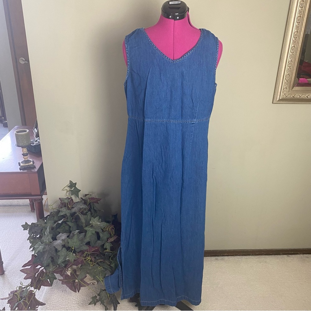 VTG Denim Maxi Dress